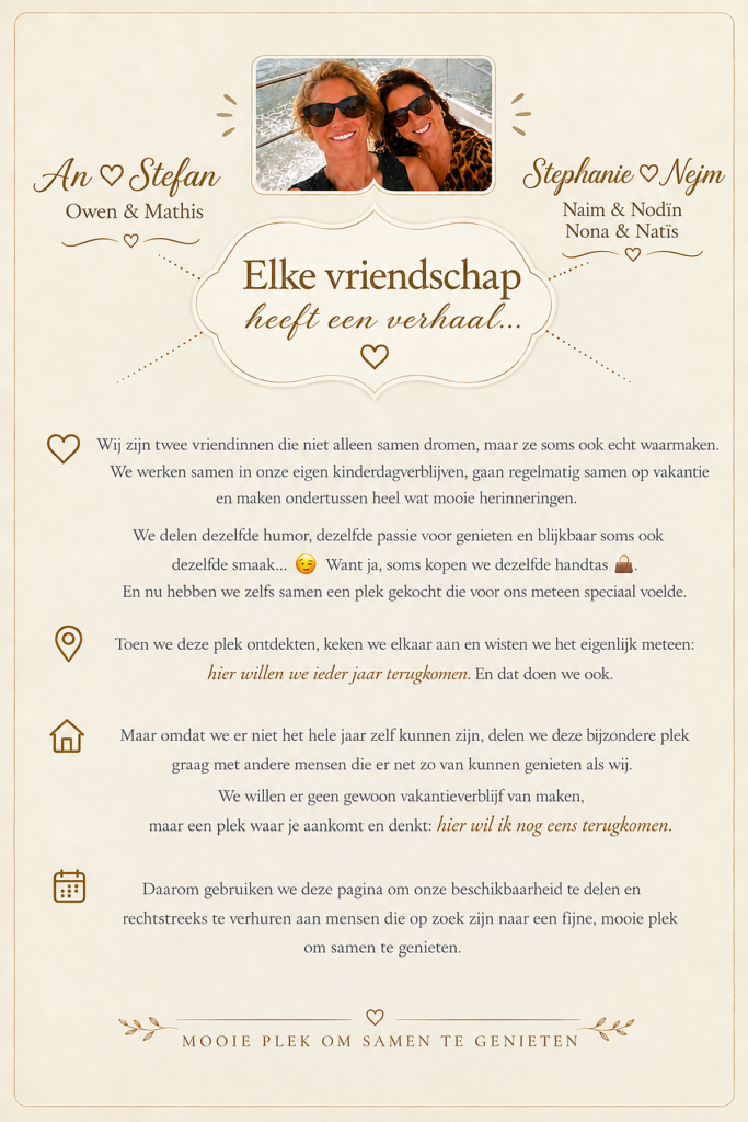 over ons pagina
